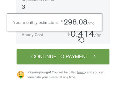 Atlas Pricing Brainstorm emoji hover icon payment pricing tooltip ui