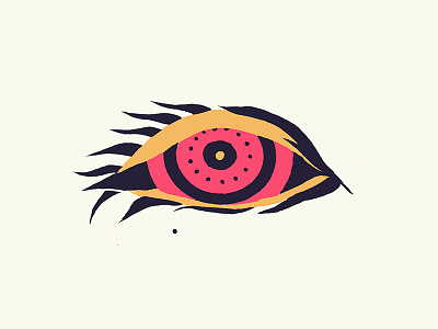 Hypnotic Eye anatomy circles concentric eye eyes hypnotic illustration pattern psychedelic red eyes trippy