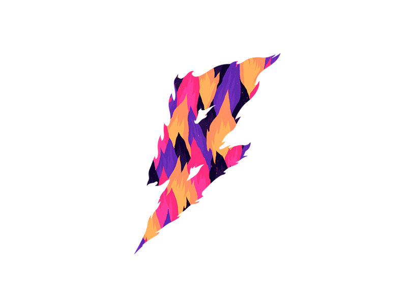 B animation b diamante electrico flames gif lettering logo type typography