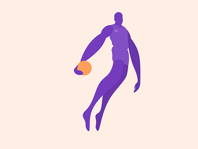 Vince Carter for Life 🏀 basketball design dunk figure graphic design illustration minimal nba vc vince carter vinsanity