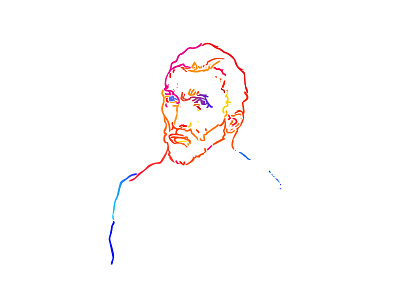 Vincent Van Gogh art design gogh graphic design line portrait practice van vector vincent van gogh