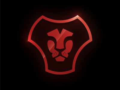 Scolta brand branding lion logo logotype mark red trademark