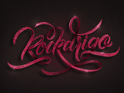 Rockdrigo brushlettering calligraphy handlettering handmade lettering letters type typography