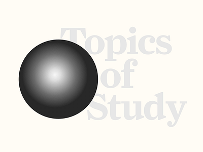 Topics of Study