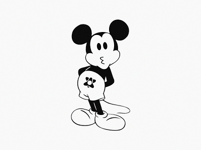 Urban Outfitters Mickey disney drawing hip hipster illustration line mickey mouse urban outfitters