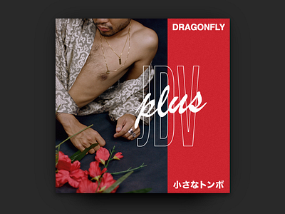 JDV+ Artwork album art brutalist cover art dragonfly electronic gothic helvetica japanese jdv music rb rose