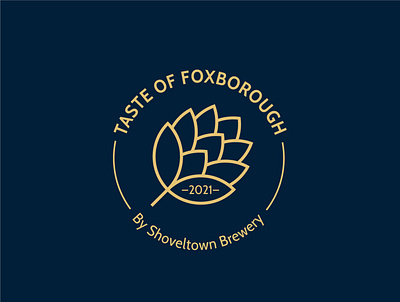 Taste of Foxborough logo branding graphic design logo