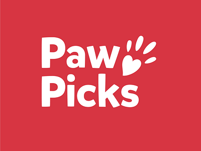 Paw Picks branding dogs graphic design
