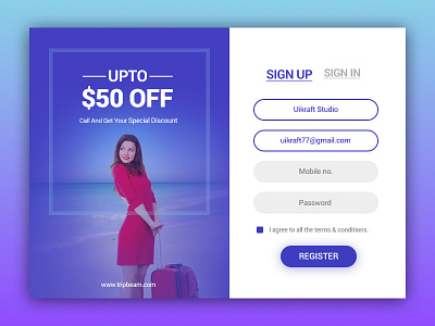 Login Form awesome banner clean design creative flat design login form new trend login form 2016 offer register sale sign up travel