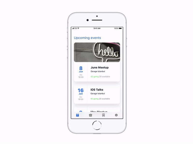 iOS Community App - 4 Dribbble Invites