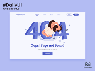 Daily UI 008 - 404 Page