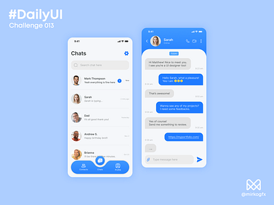 Daily UI 013 - Direct Messaging