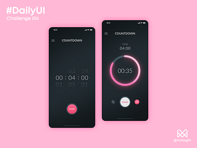 Daily UI 014 - Countdown Timer