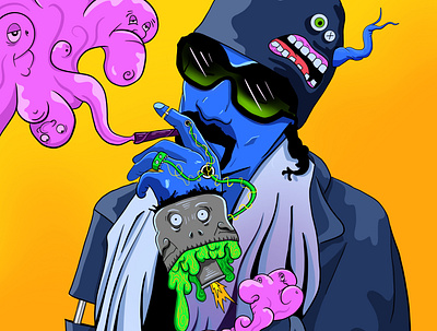 Snoop Dogg Portrait art drawing illustration music art portrait procreate rap