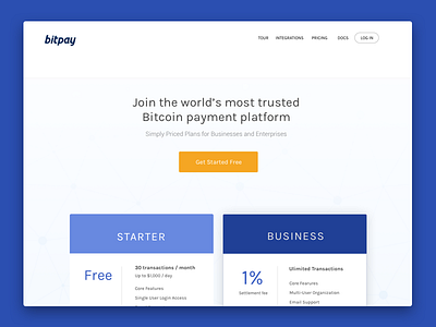 Bitpay - Pricing bitcoin bitpay chart cta pricing pricing table redesign ui ux