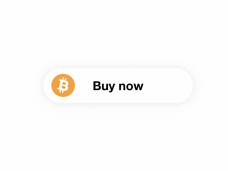 Bitcoin button animation animation bitcoin button