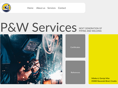 P&W Services website