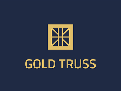 Logo Concept for Gold Truss branding design graphic design logo