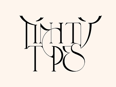 Tính từ - Types design graphic design illustration lettering typography vietnam