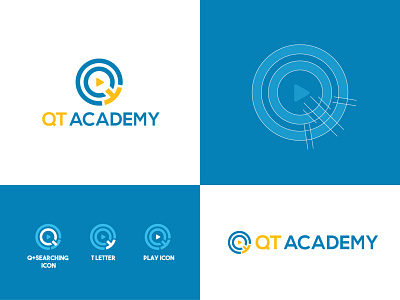 QT Academy academy branding design graphic design icon icon design illustration learning platform logo logo desing minimal online play q logo qt qt logo simple simple logo typography vector