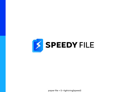Speedy File best logo branding brandmark design file file logo good logo graphic design icon icon design illustration logo logo design minimal logo online logo typography