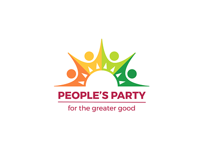 people's party logo political party redesign tagline