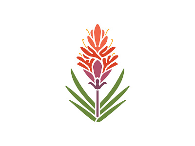 Flower logo study botany california flower logo plant