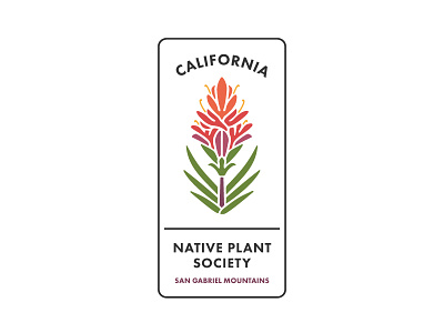 California Native Plant Society botany california flower icon logo native plant plant