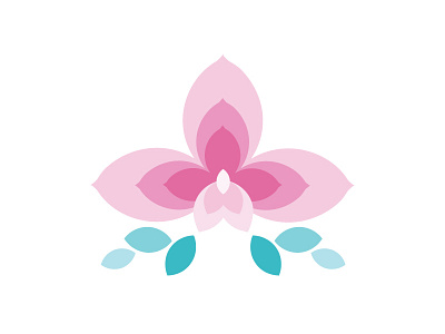 orchid flower logo orchid