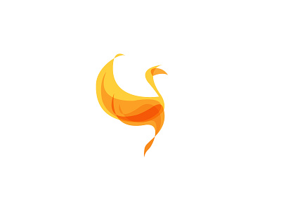 Phoenix bird fire logo phoenix