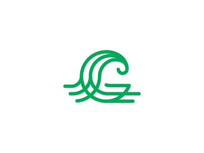 Logo Green Wave 2 g green icon logo wave