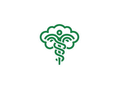 tree doctor v2 caduceus doctor green icon logo tree