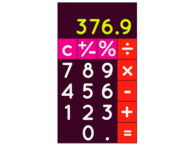 100 Days of UI Challenge: 004-Calculator 100 days of ui challenge calculator ui user interface