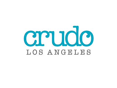 Crudo Logo Concept logo logotype typography wordmark
