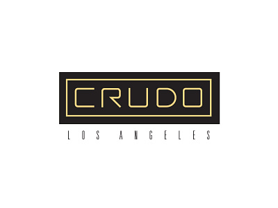Crudo Logo Concept 3 logo logotype typography wordmark
