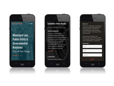 McDougal Version 2 UI Design law firm responsive responsive web design ui design ux design website