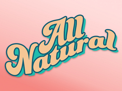 All Natural Exhibition Branding
