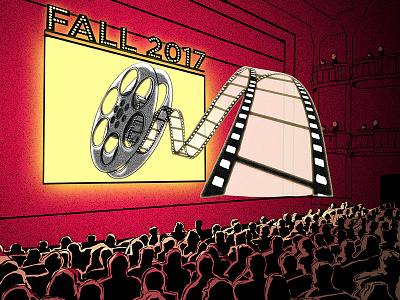 Best of the Best Film Fest digital painting film festival illustration photoshop promotional sdsu theater