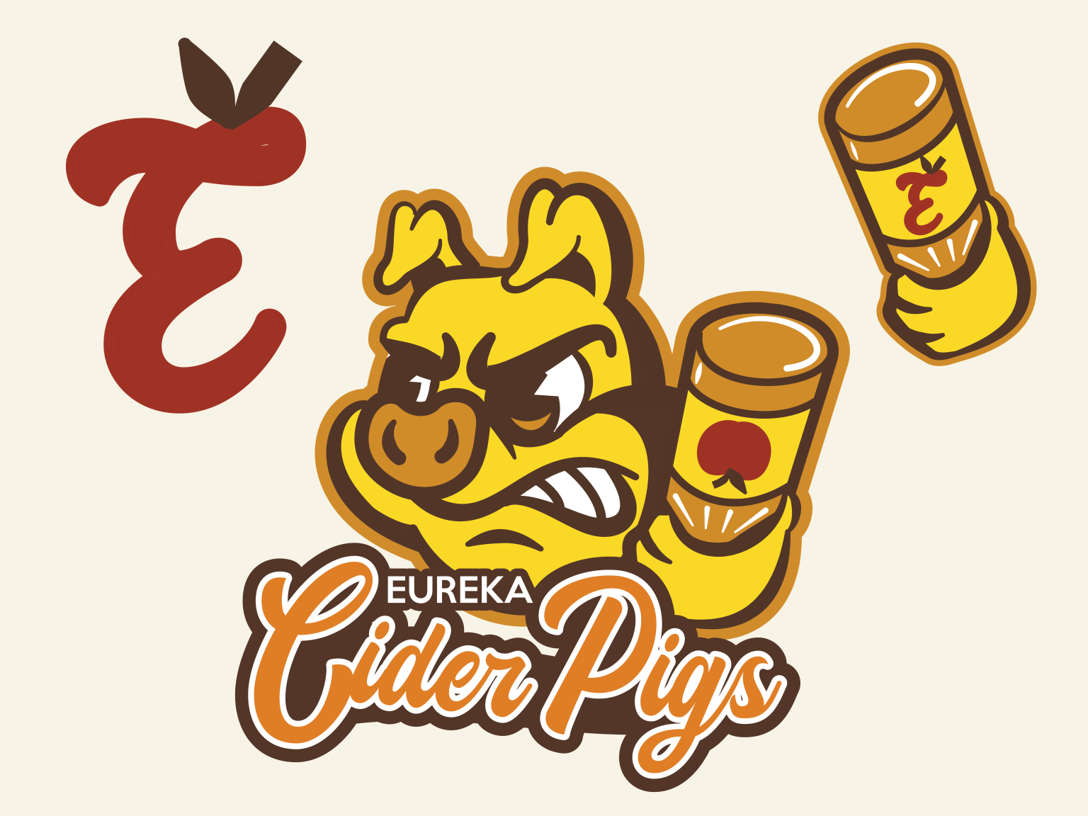 Eureka Cider Pigs by Guile Contreras on Dribbble