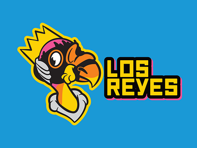 Los Reyes (King Vultures) animal mascot bird branding design esport logo hockey logo illustration king vulture logo mascot milb minor league baseball vector vulture