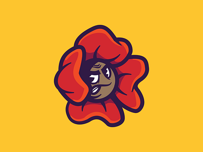 The Red Poppies baseball branding design flowers graphic design illustration logo mascot milb poppies poppy red red poppies sports team ui ux vector veteran