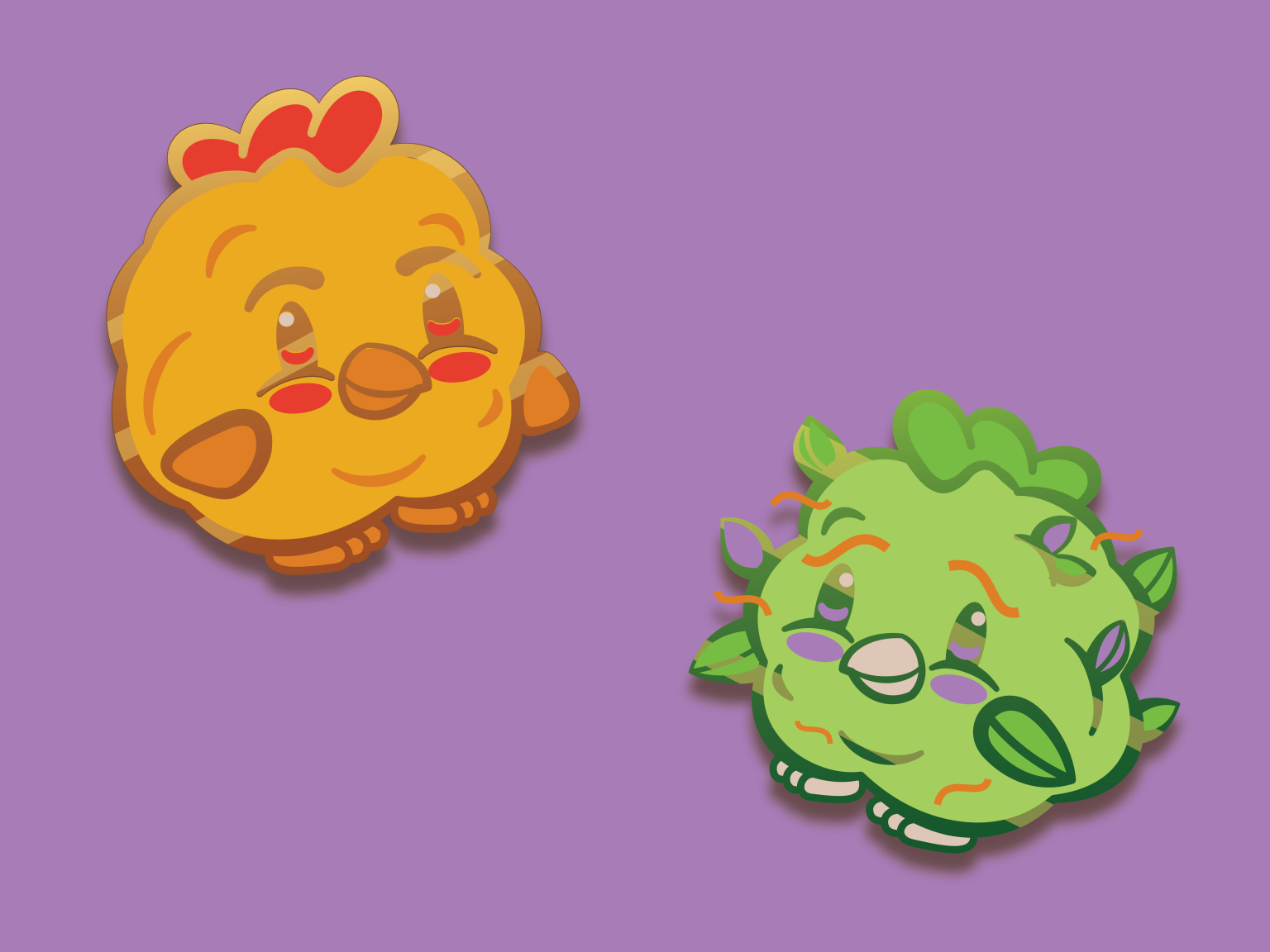 Chicky Nuggy Pin Kickstarter Project by Guile Contreras on Dribbble