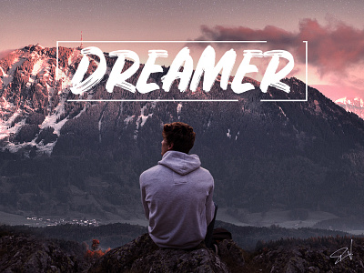 Dreamer by rehan verma design graphic design photo photo editing photo manipulation typography wallpaper