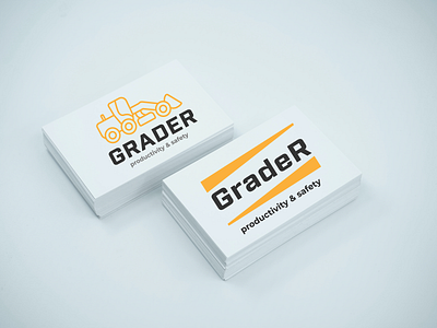 Business card for a rental equipment company branding business card card design equipment graphic design illustration logo logo design rental vector