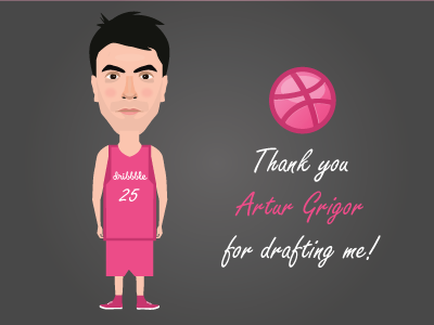 Dribbble Draft '13 debut invite