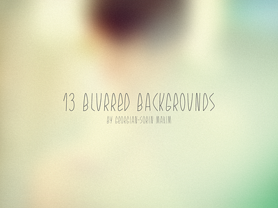 13 Blurred Backgrounds - Freebie backgrounds blurred free freebie resource ui website