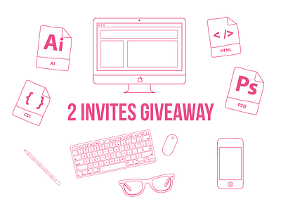 Dribbble Invites Giveaway draft drafting dribbble giveaway invitations invites prospect