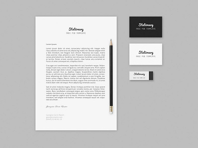 Branding / Stationary Mock-up Template branding business card download free freebie identity mock up photoshop psd template