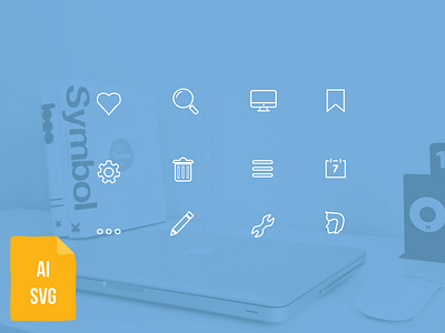 Icons Pack | AI | SVG | EPS ai clean download eps flat icons illustrator pack purchase svg