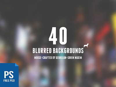 40 Blurred Backgrounds | Mega-Pack